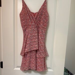Skies Are Blue Pink and Floral Dress